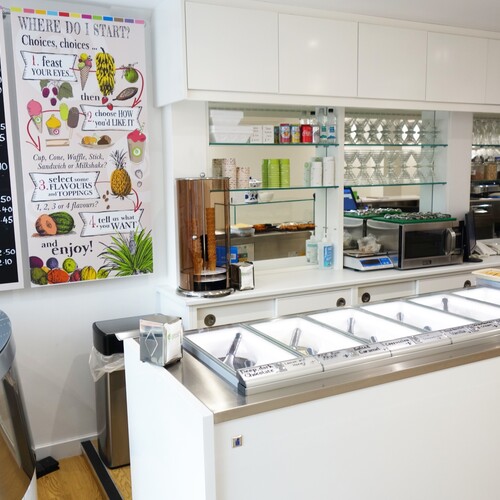 Baileys Artisan Gelato Interior Fit Out - Serving Counter