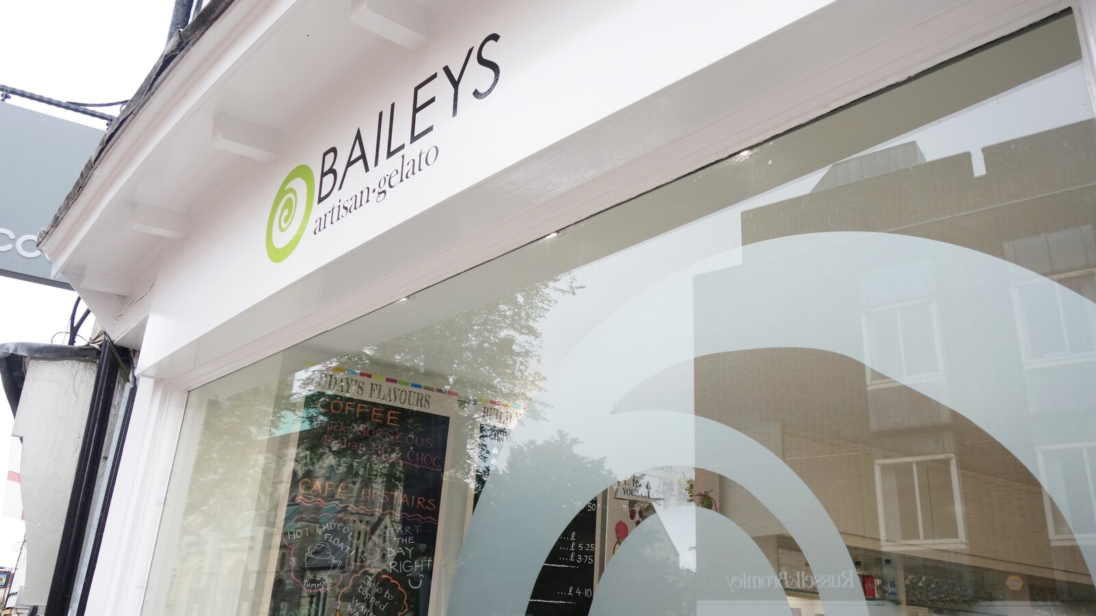 Baileys Artisan Gelato Shop Front