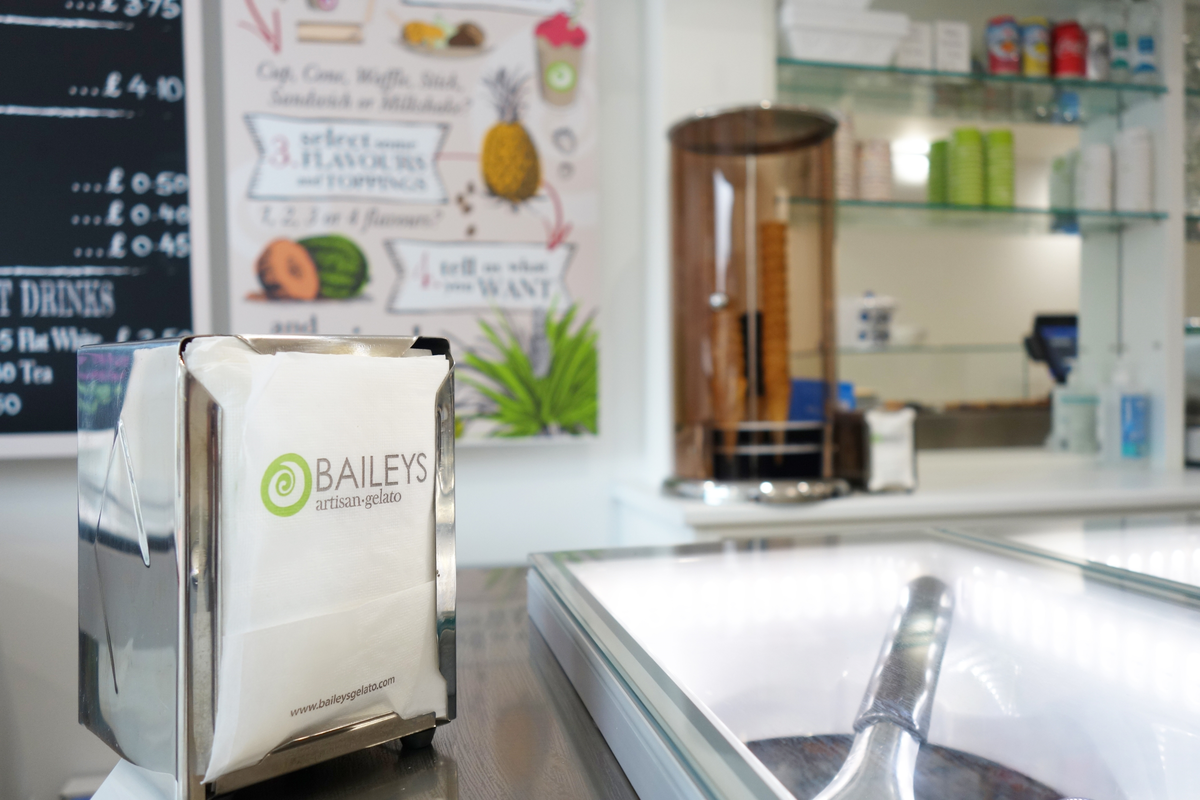 Baileys Artisan Gelato Interior Fit Out